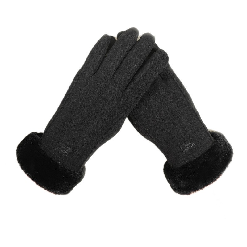 Winter Snow Gloves Windproof Warm Fleece Lining Thermal Insulated Women Gift USA