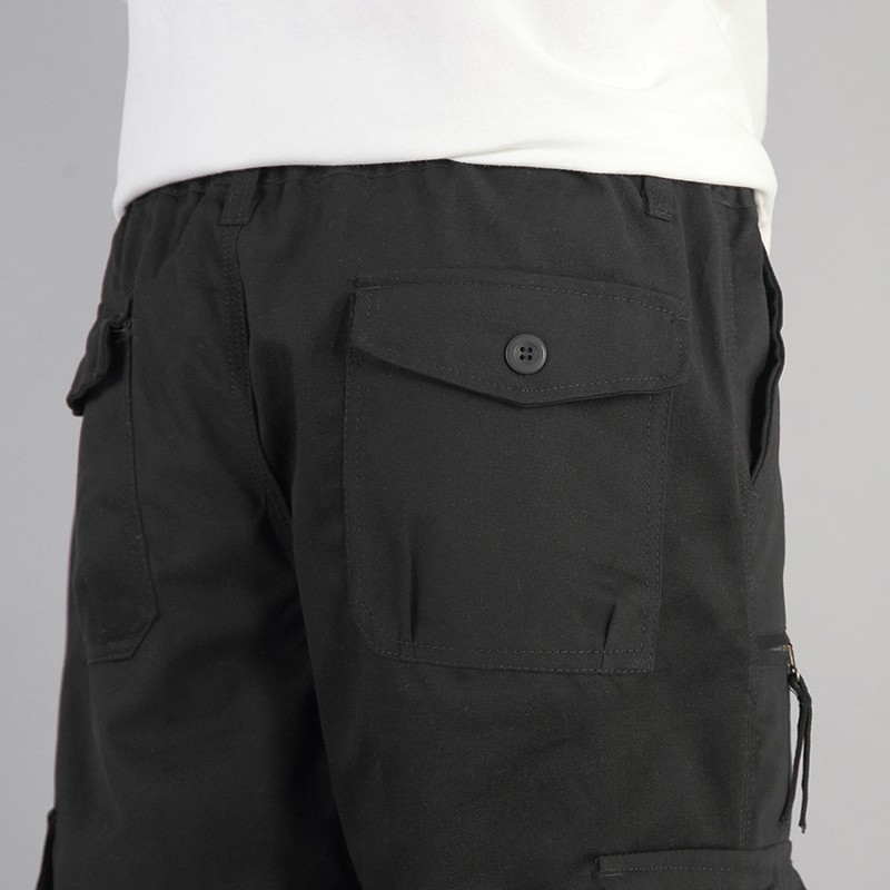 Men’s Lightweight Cotton Cargo Pants Work Combat Elastic Outdoor Trousers XL