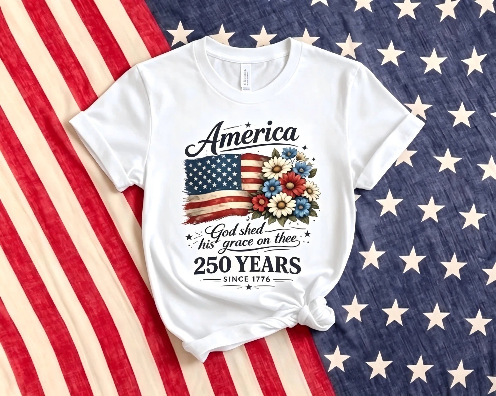 Patriotic America 250 T-Shirt