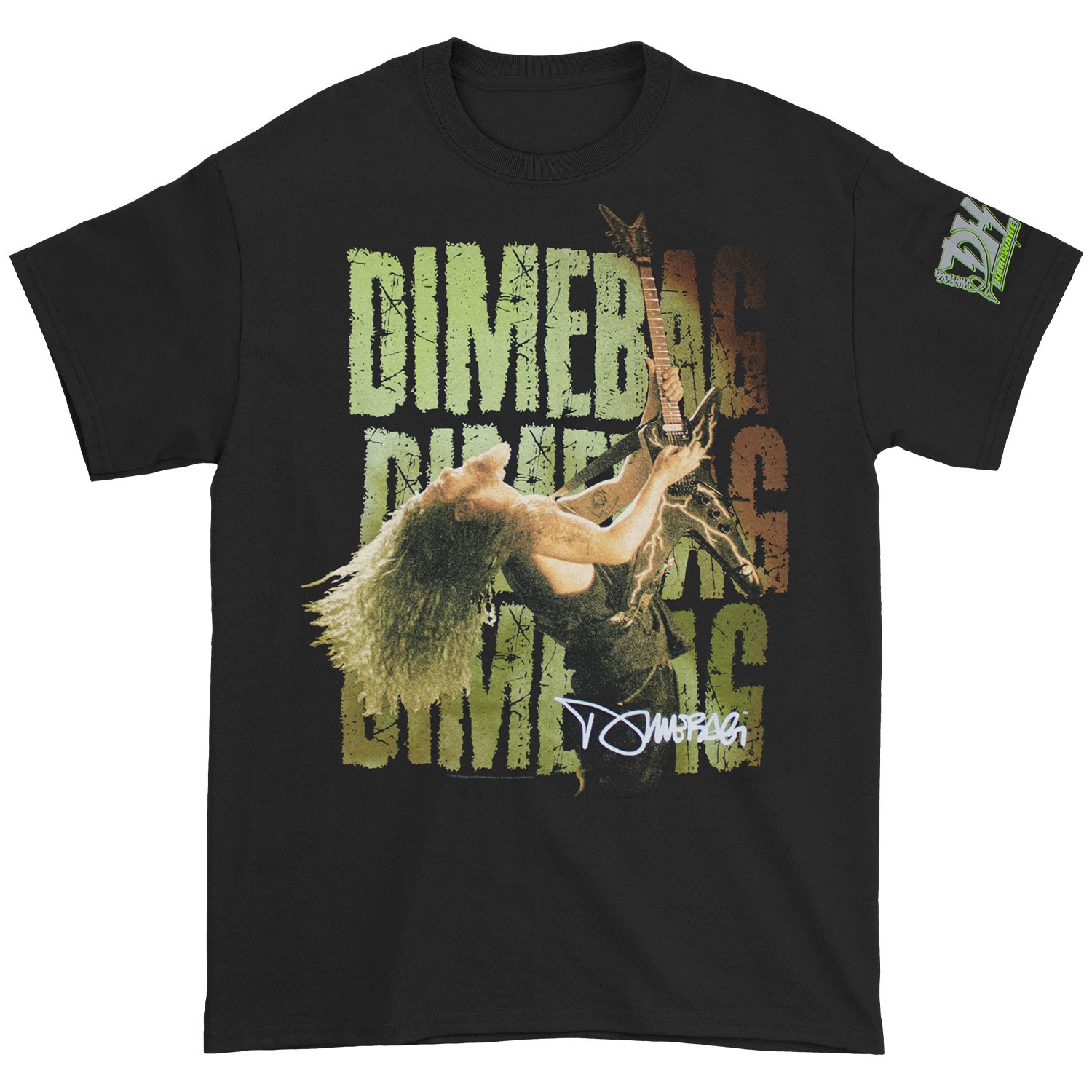 Men’s Dimebag Darrell Icon T-shirt X-Large Black
