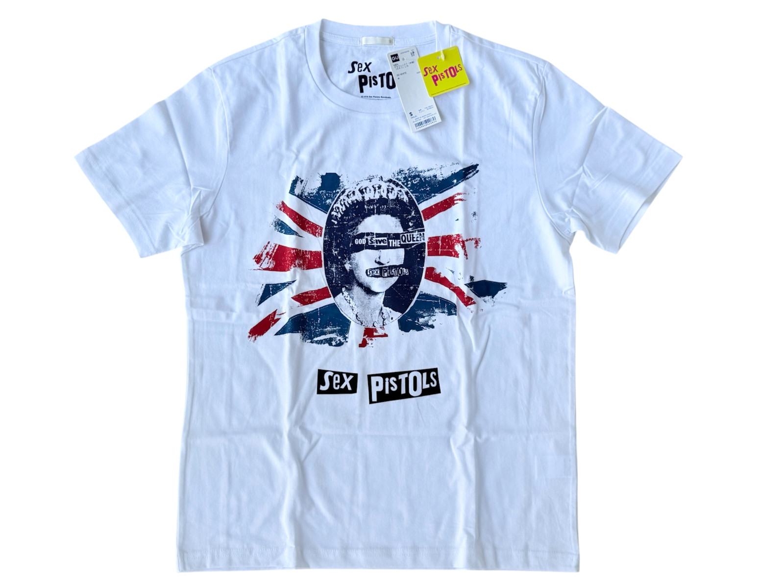 Sex Pistols x GU T-Shirt NWT Size S White Japan