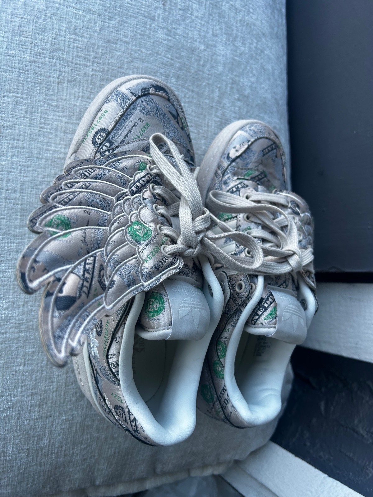 Size 6.5 – Jeremy Scott x adidas Forum Wings 1.0 Low “Money”