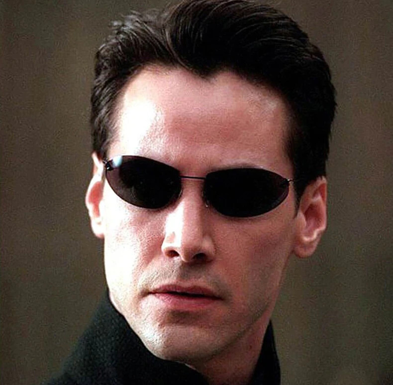 Matrix Polarized Neo Style Sunglasses Ultralight Rimless Driving Glasses