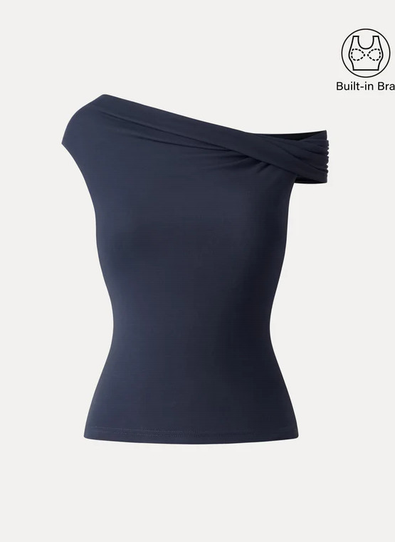 OGL Multi-wear Versatile Necklines Bra Top, Midnight Navy