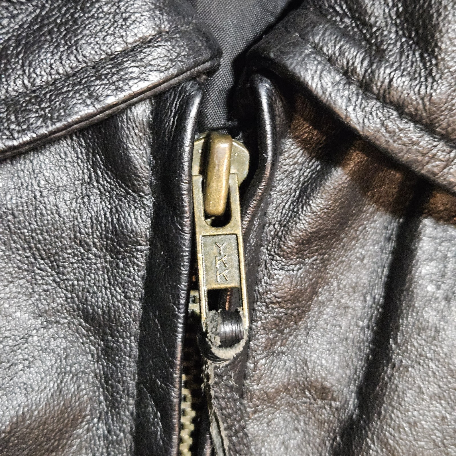 VTG Leather Aviator Jacket Spurs Basketball Medium Bomber Pilot Maverick Biker