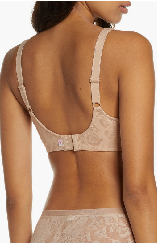 NWOT Wacoal 85276 Awareness Soft Cup Full Coverage Wireless Bra, Nude, Size 36C