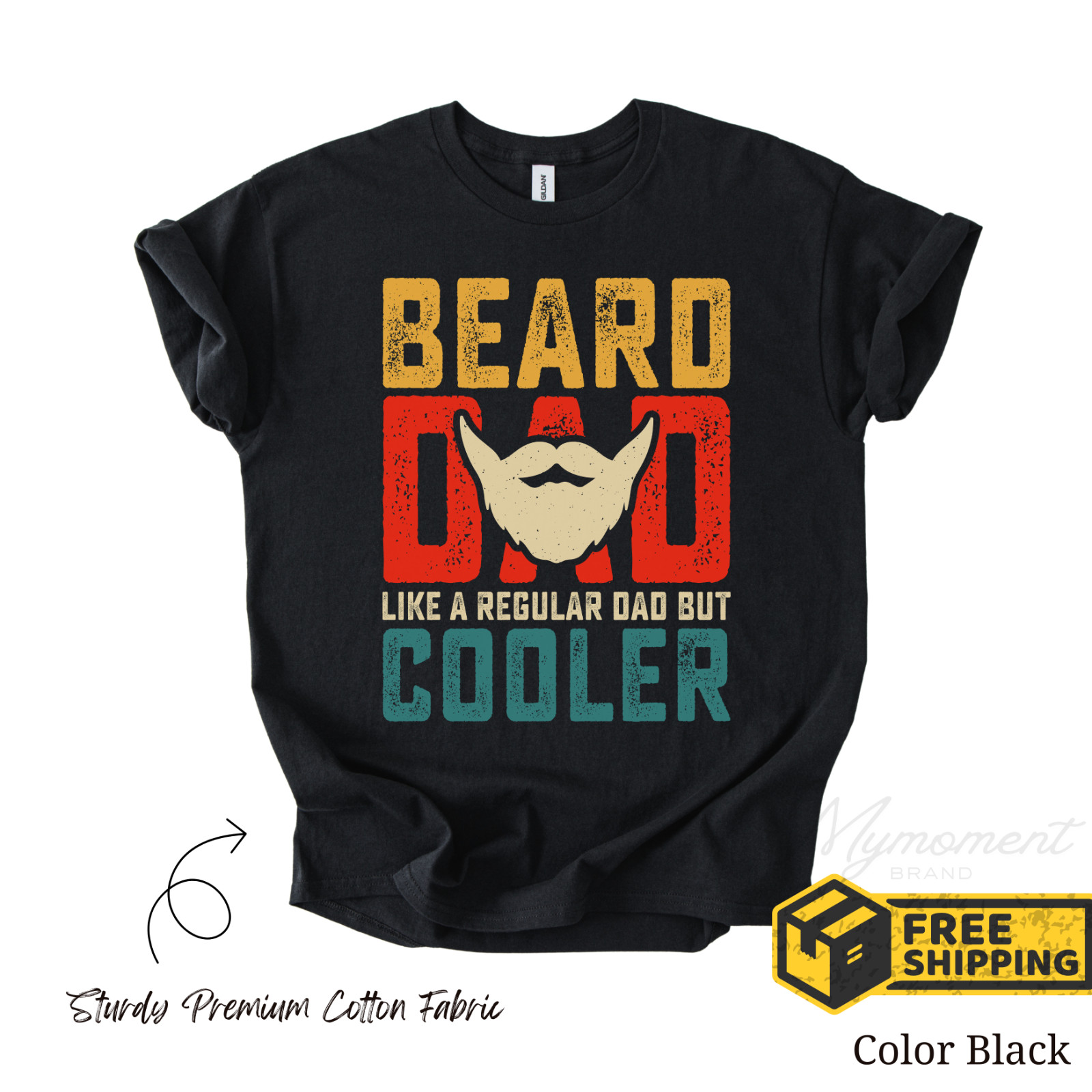 Men’s Father’s day Funny T-shirt Dads with beards dad grandpa papa tee shirt