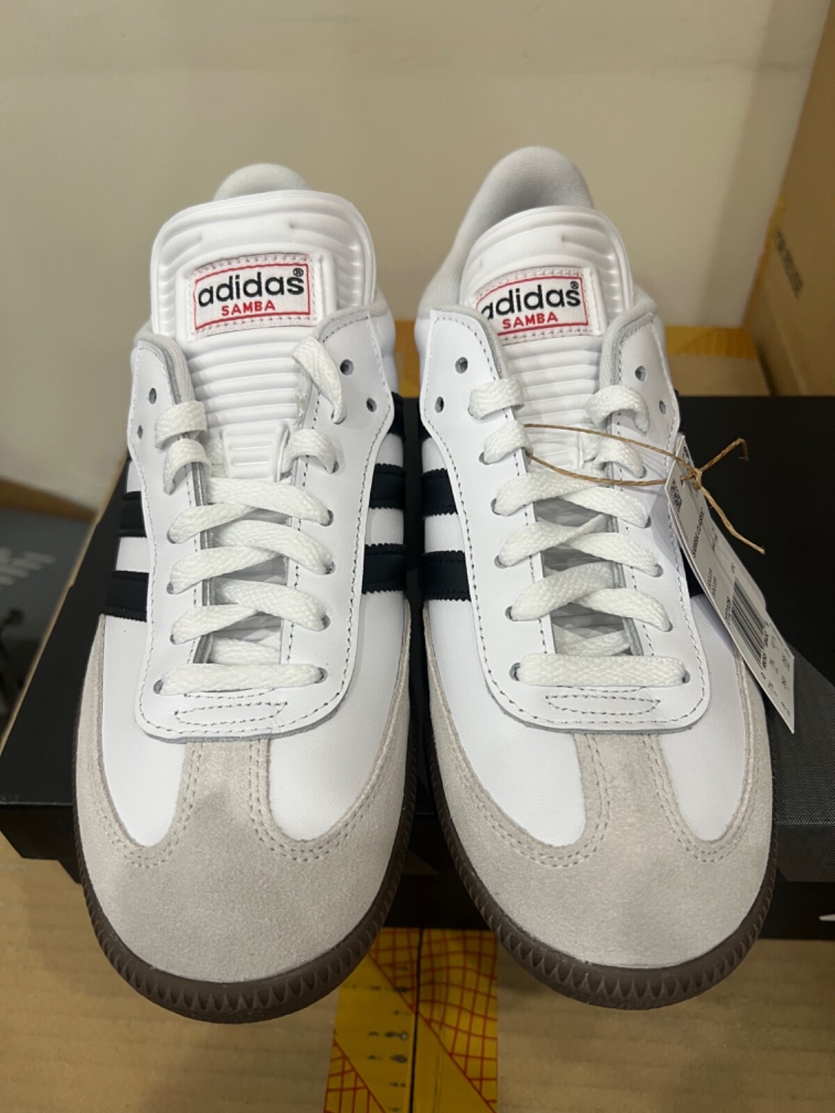 adidas Samba Classic White 772109 BROWN GUM BOTTONS