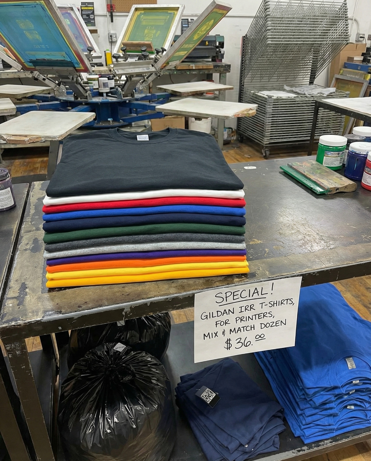 Bulk Lot 12 PCS Irregular T-Shirts 2XL