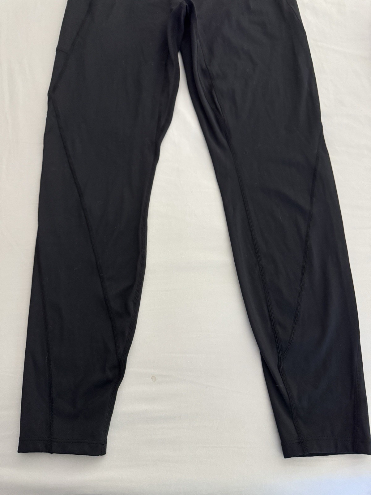 BRXL Black High Rise Pocket Ankle Leggings Size S Yoga Athleisure Stretch