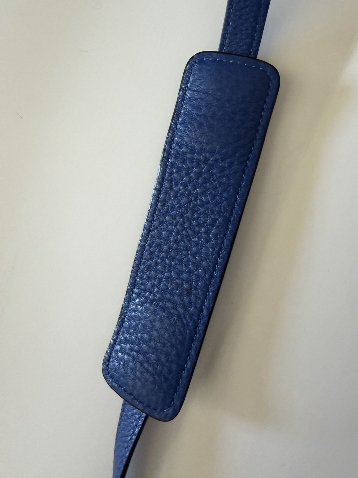 Prada Royal Blue Vitello Daino Small Camera Crossbody Bag