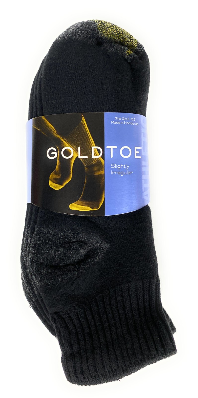Gold Toe 6 Pack Mens Athletic Quarter Socks Cushion Cotton SIZE 10/13 Irregular