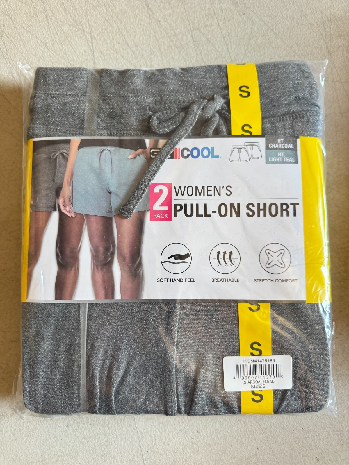 32 Degrees Ladies’ 2-pack Soft Jogger Short F42