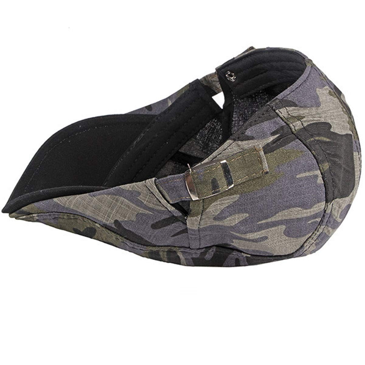 2 Pack Men’s Cotton Flat Cap Ivy Gatsby Newsboy Hat