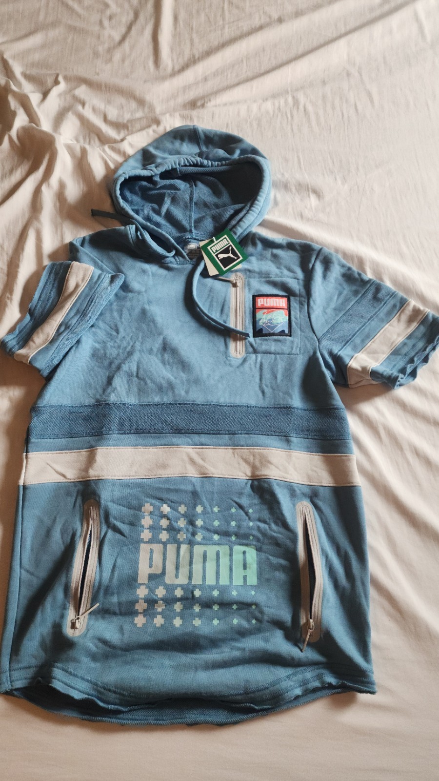 PUMA × Pink Dolphin Short Sleeve Hoodie