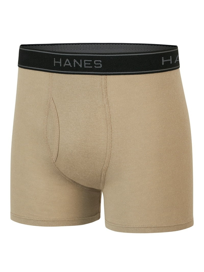 Hanes Boys’ Comfort Flex Boxer Briefs, Super Value Pack, 10-pack, Size L (12-14)