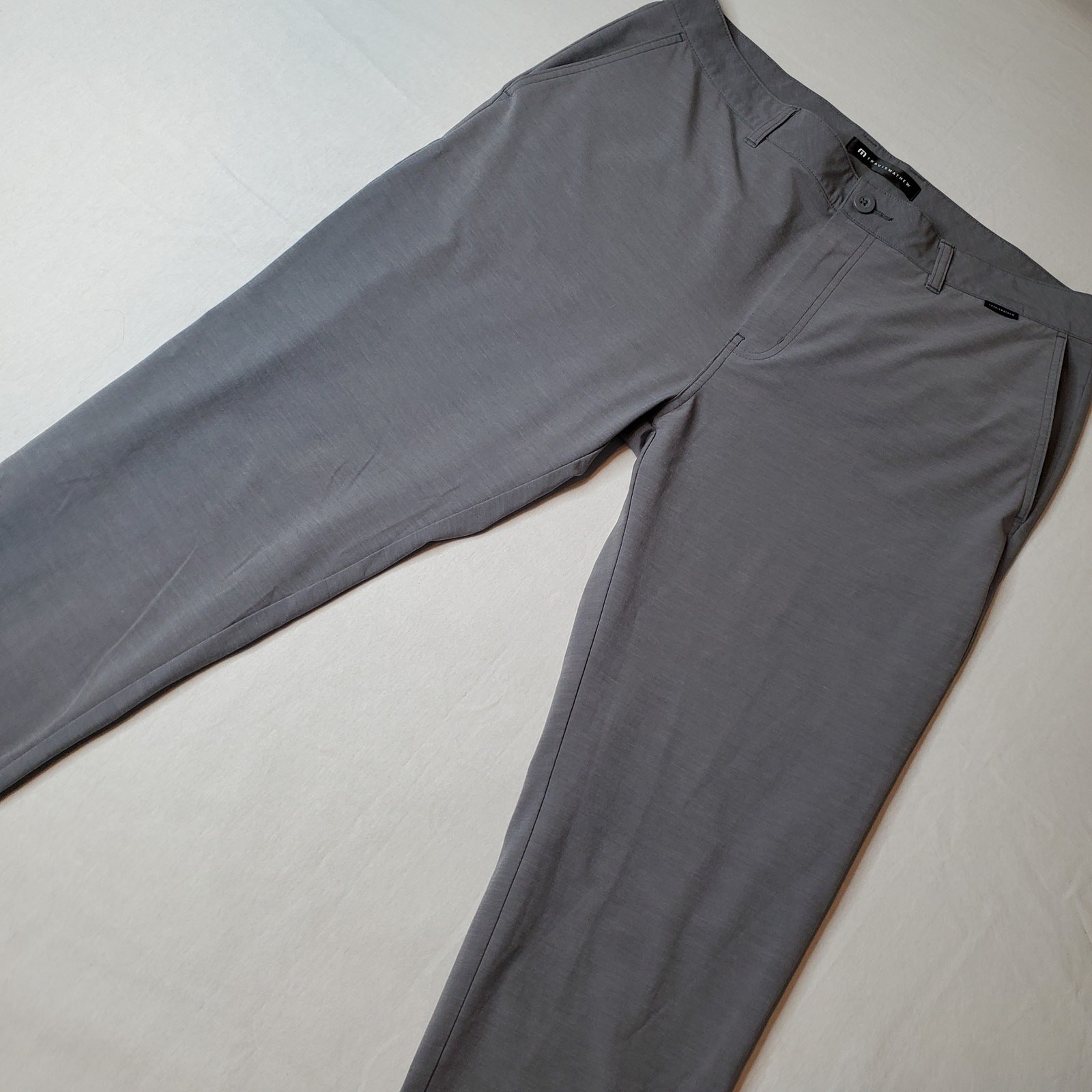 Travis Mathew Men’s Size 38X31 Open to Close Tech Chino Golf Pants Gray 1MAA242