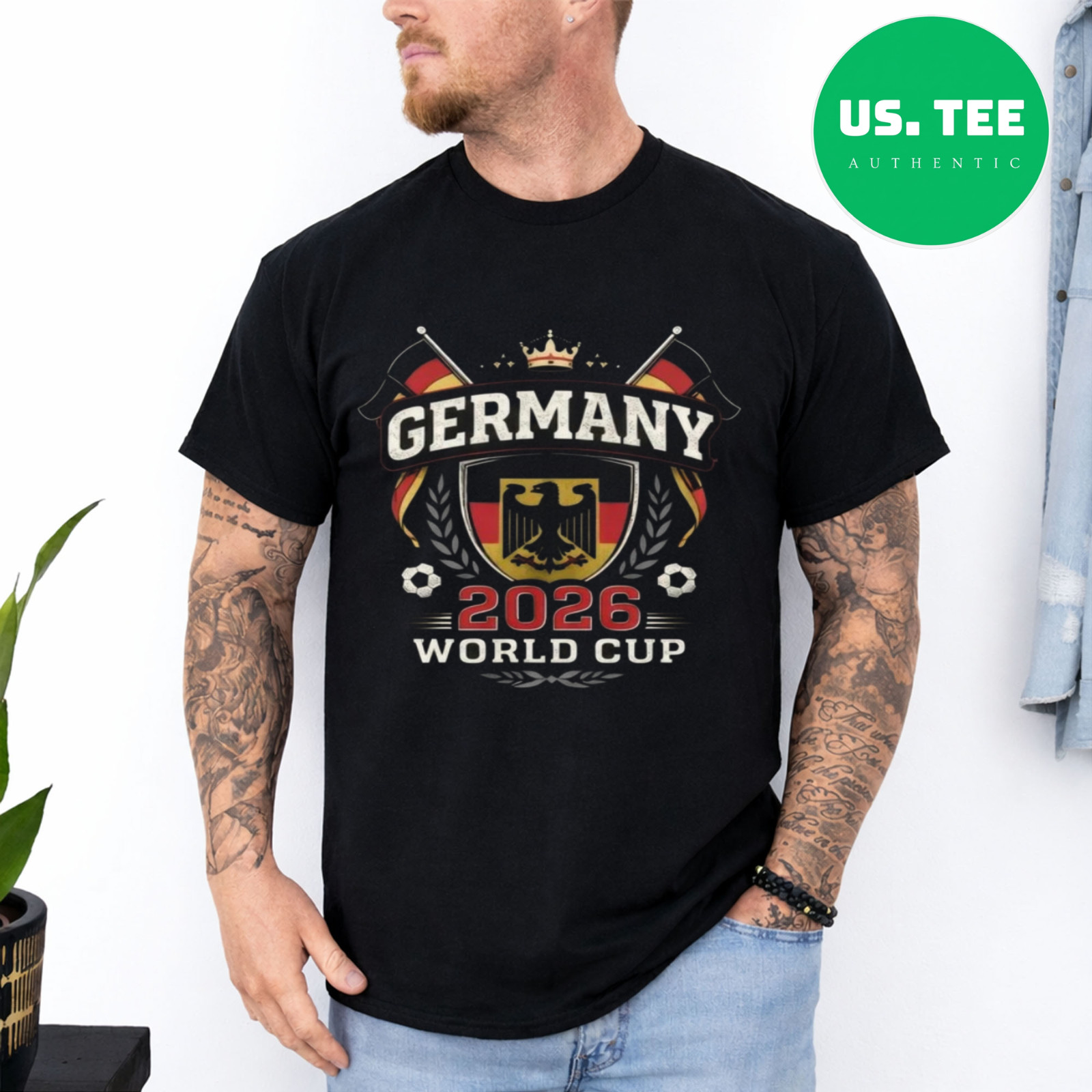 Germany World Cup 2026 Football Fan T Shirt German Soccer Graphic Tee