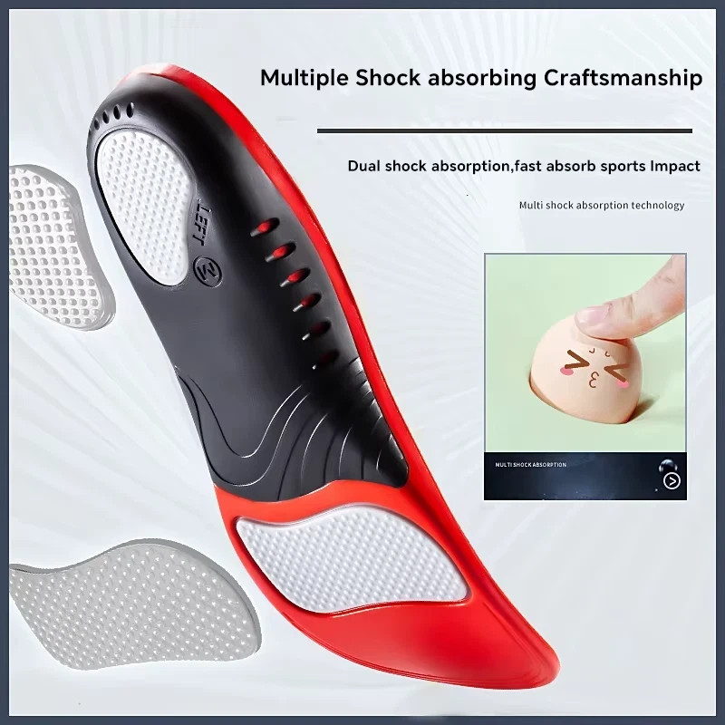 Plantar Fasciitis High Arch Support Insoles for Men Women, Arch Support Inserts.