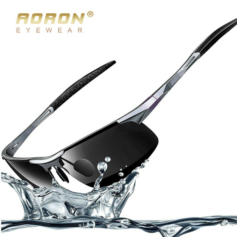 Aluminum HD Polarized Photochromic Sunglasses Men Glasses Driving Sports Eyewear