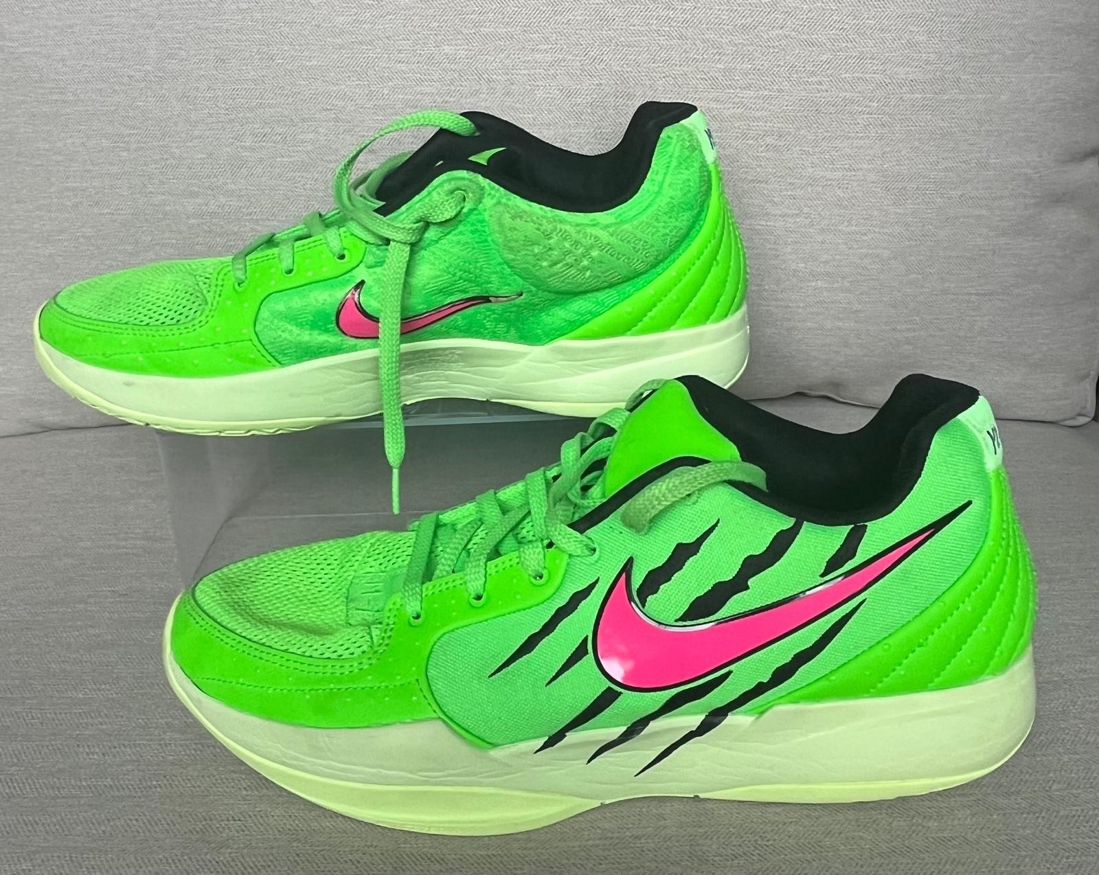 Nike Ja 2 Scratch Basketball Shoes Volt Hyper Pink Black Men’s Size 12.5