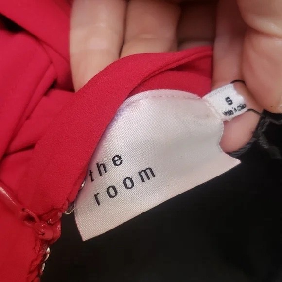 NEW With Tags The Room Red Multiway Tie Jumpsuit (Size Small)