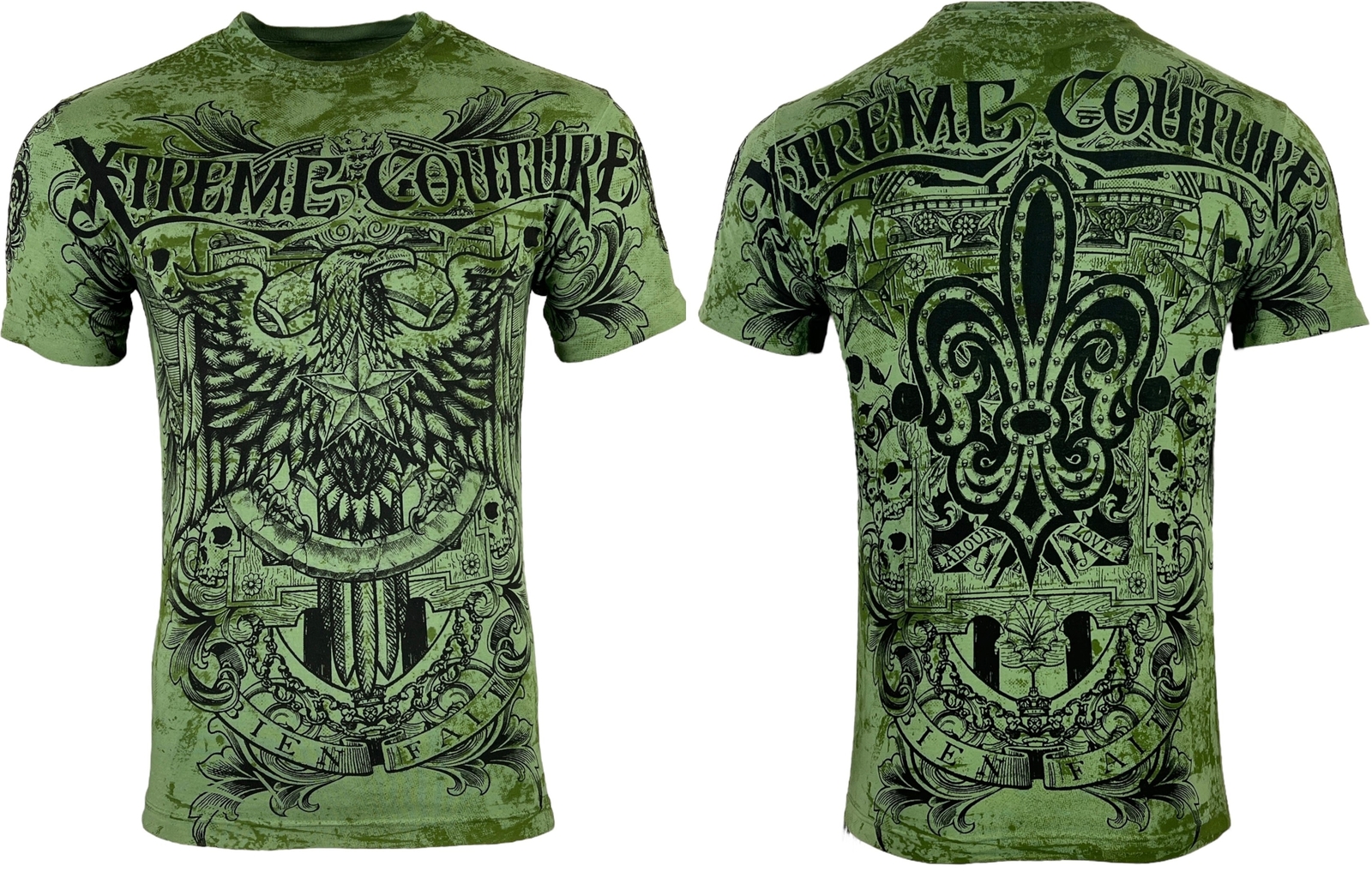 Xtreme Couture By Affliction Men’s T-Shirt PATRON Biker Eagle tattoo S-5XL