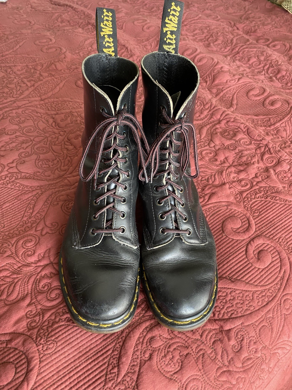 Dr. Martens 1490 Made In England Size 8 Vintage Boots
