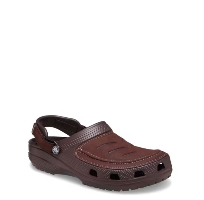 Crocs Men’s Yukon Vista II LiteRide Clog Sandal – Espresso/Mushroom