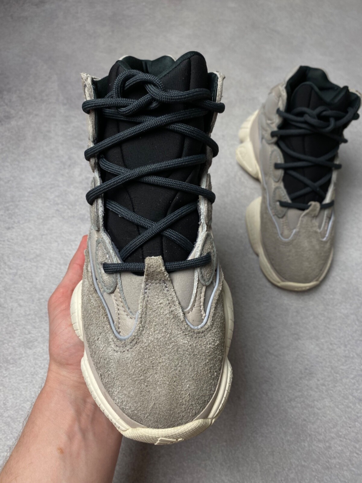 Women’s Adidas Yeezy Boost 500 high Mist Stone GV7775 US6,5