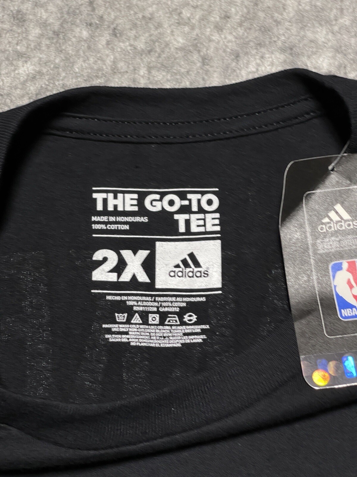 NEW Adidas Black 2XL #9 Tony Parker San Antonio Spurs NBA basketball Shirt Point