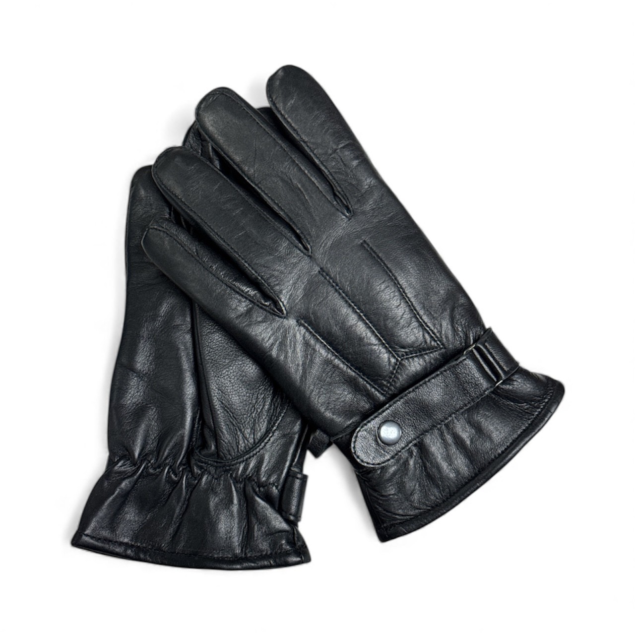 Men’s Winter Leather Gloves – Genuine Soft Leather Dress Gloves for Cold Weather