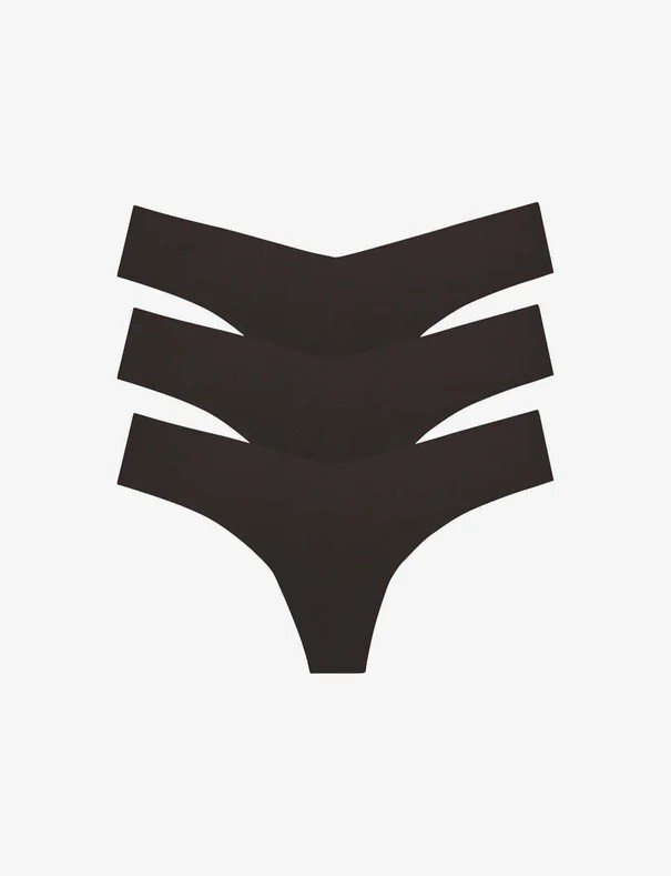 Commando Classic Solid Thong Pany 3-Pack Vary in Size and Color MSRP $70 New