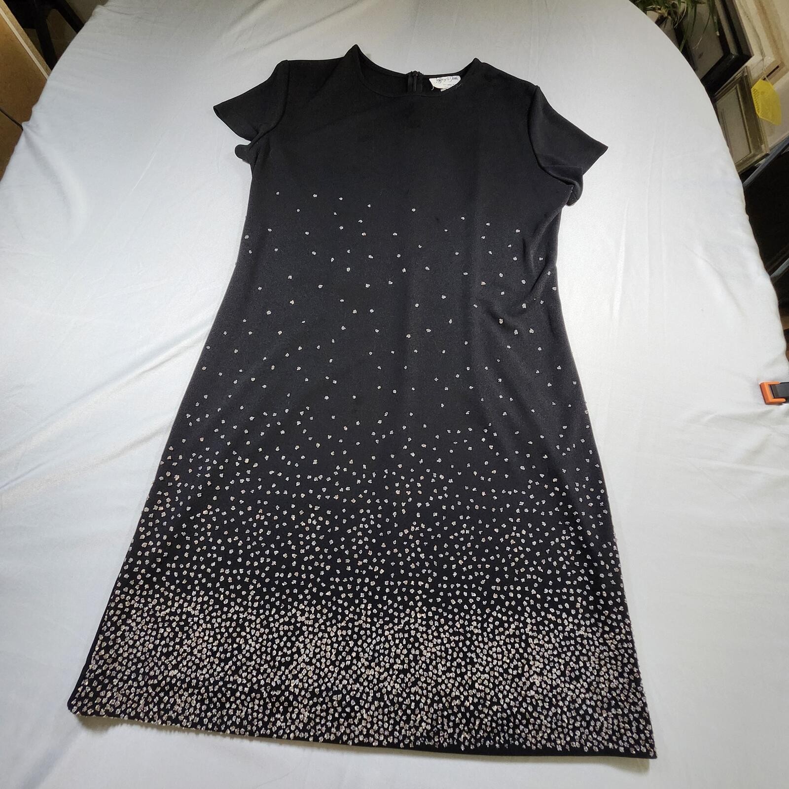 Jeffery and Dara Beaded Sheath Dress