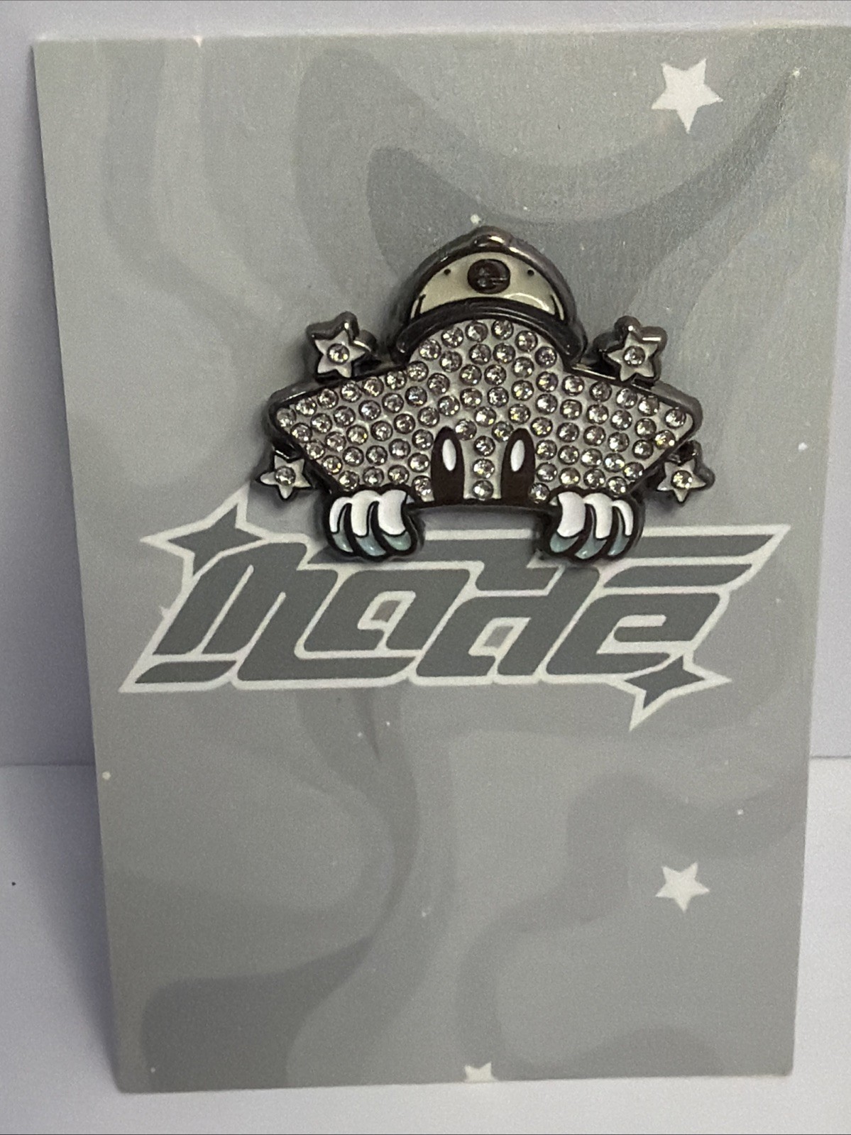 Made By Erick Diamond Star Boy Pin Not Hat Club New Iced Out Peeker Pin New