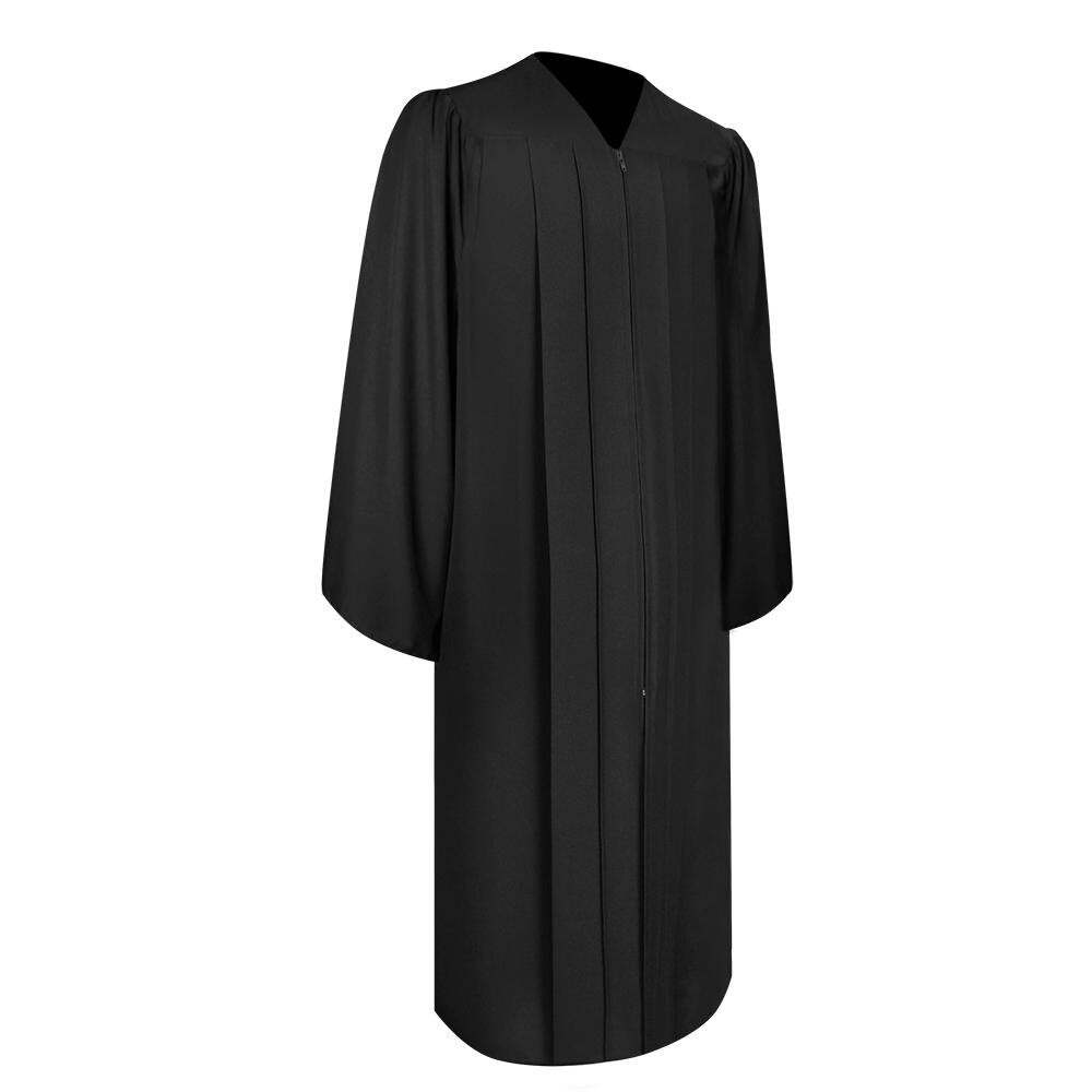Endea Graduation Matte Black Graduation Gown & Cap