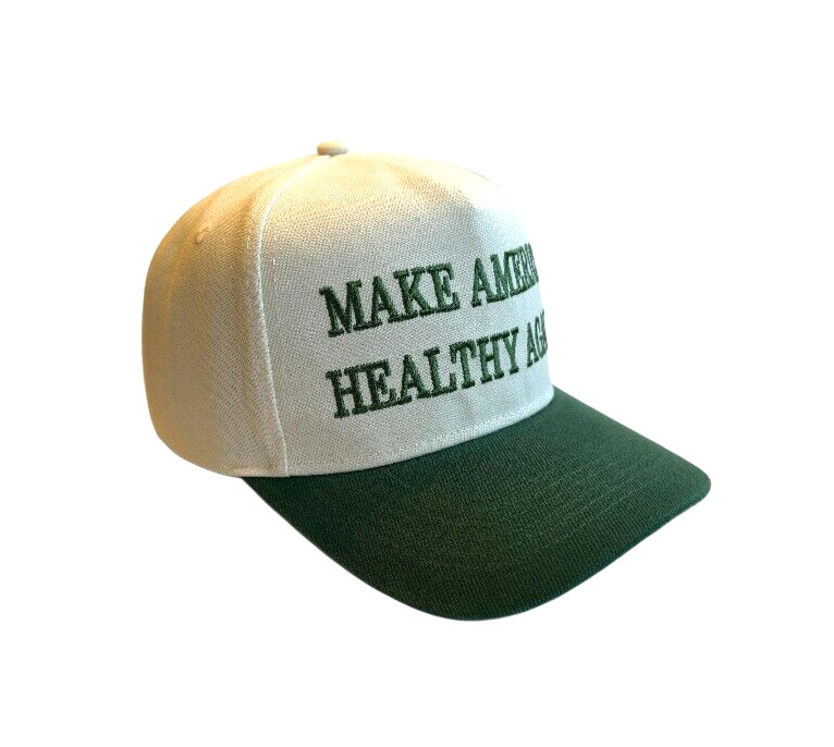 Make America Healthy Again Snapback Cap Green Hat RFK MAHA US Seller!