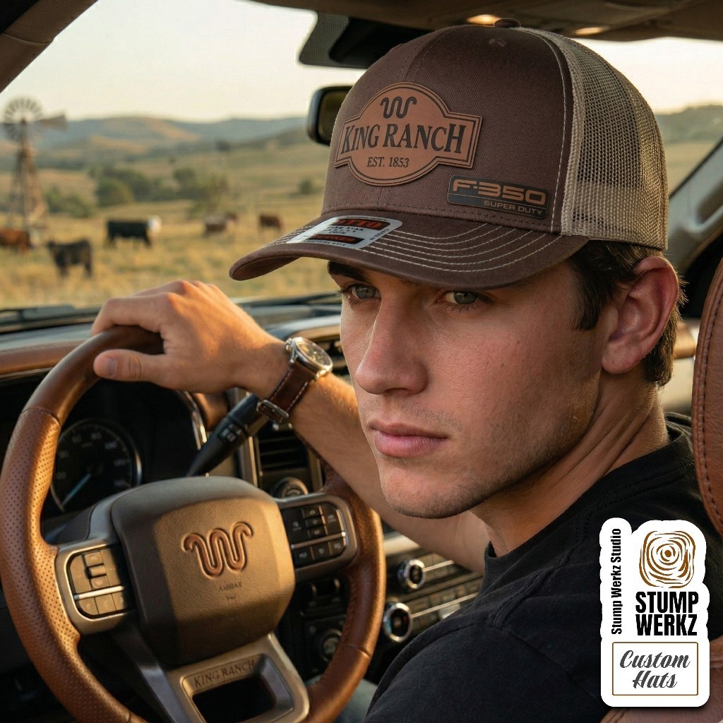 Trucker Hat Baseball Cap Customized Ford King Ranch F150 F250 F350 NEW