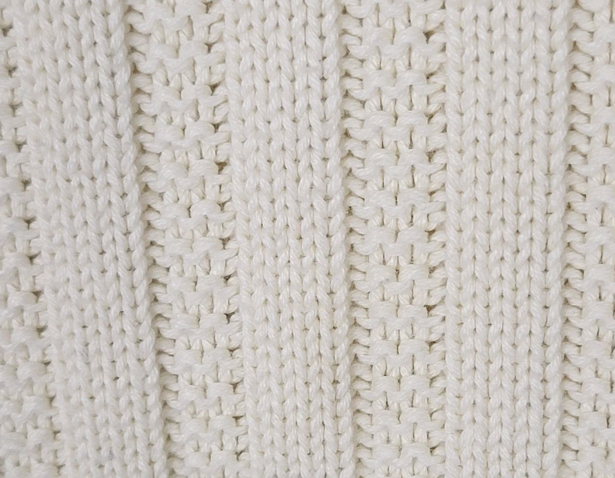 Lavane New York Ribbed Knit Sweater XL Cream Shawl Collar Minimalist Cozy