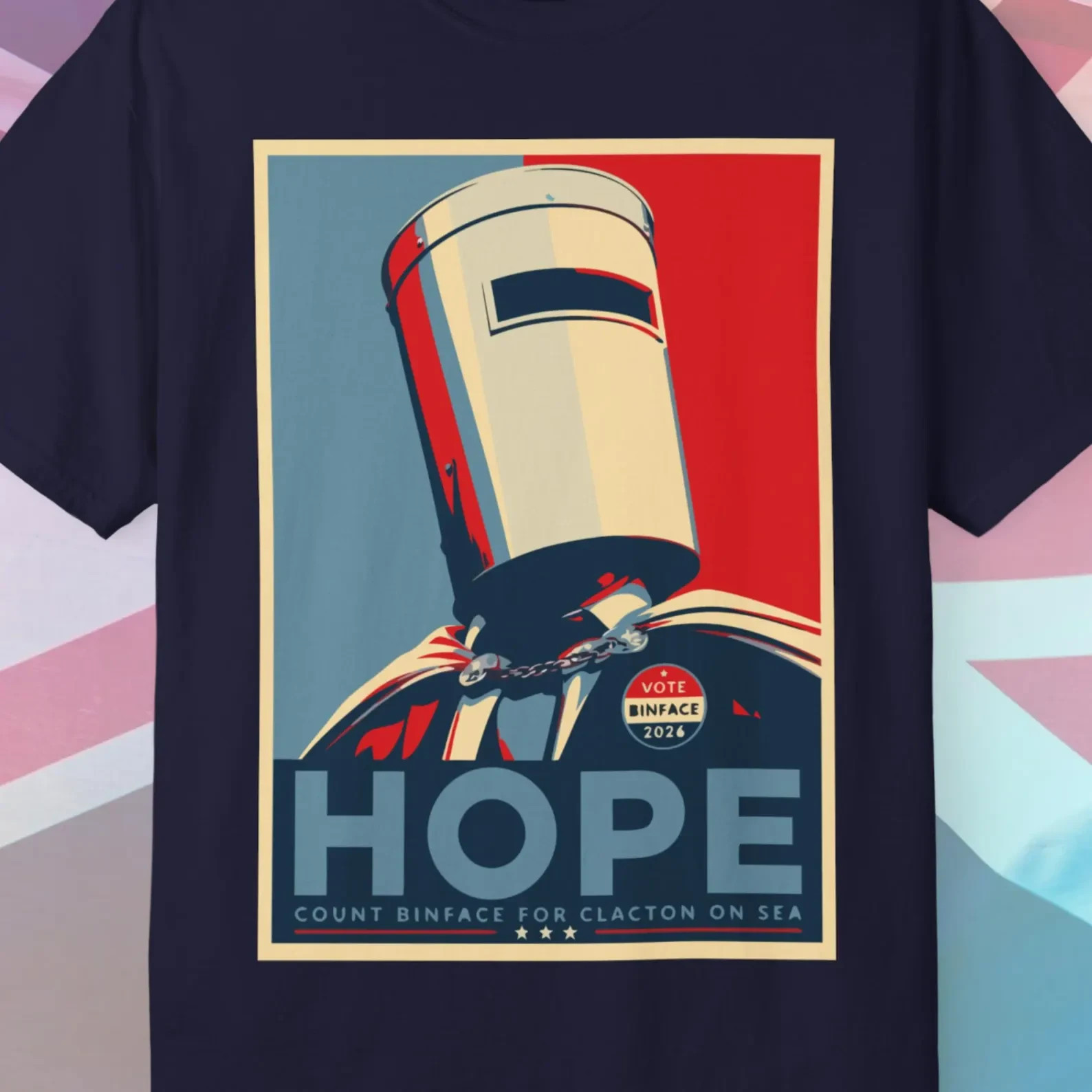 Count Binface T-Shirt | Vote Binface Clacton By-Election Tee, Anti Farage Shirt