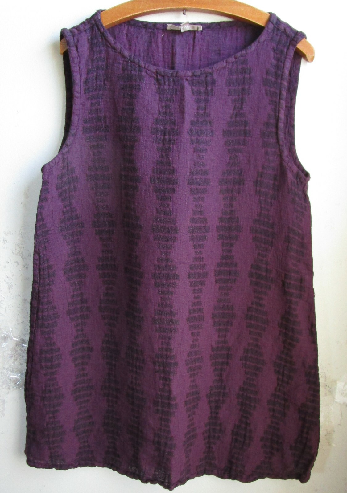 FLAX Designs Layer Tunic NWT Linen Cotton Blend M Traveler Collection