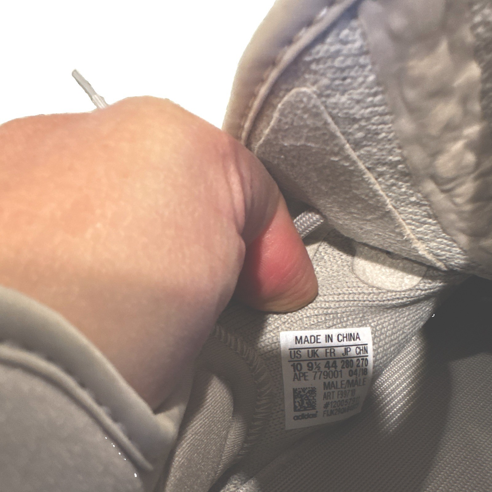 adidas Yeezy Boost 350 V2 Sesame 2018 Primeknit Gray Men’s Sneakers F99710