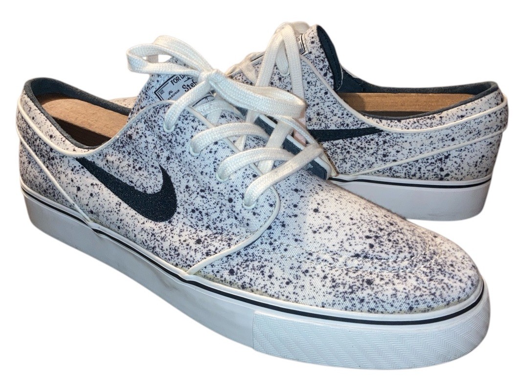 Nike Zoom SB Stefan Janoski Premium ‘White Speckle’ Mens Size 10.5 US Shoes