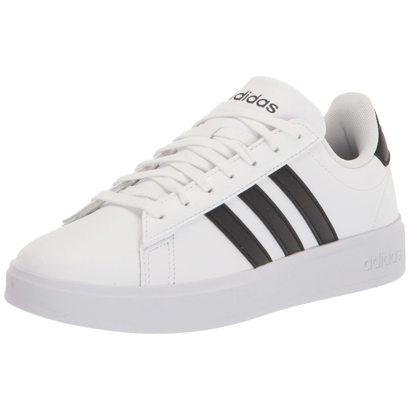 Adidas Men’s Grand Court 2.0 Sneakers White/Black Tennis Shoes Cloudfoam Sz 9-13