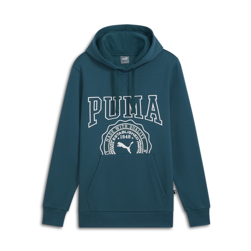 PUMA Vintage Sport Pullover Hoodie Mens Green Casual Outerwear 68349422