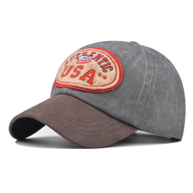 Men Dyed Washed Cotton New Plain Polo Style Baseball Ball Cap Hat Dad Trunker