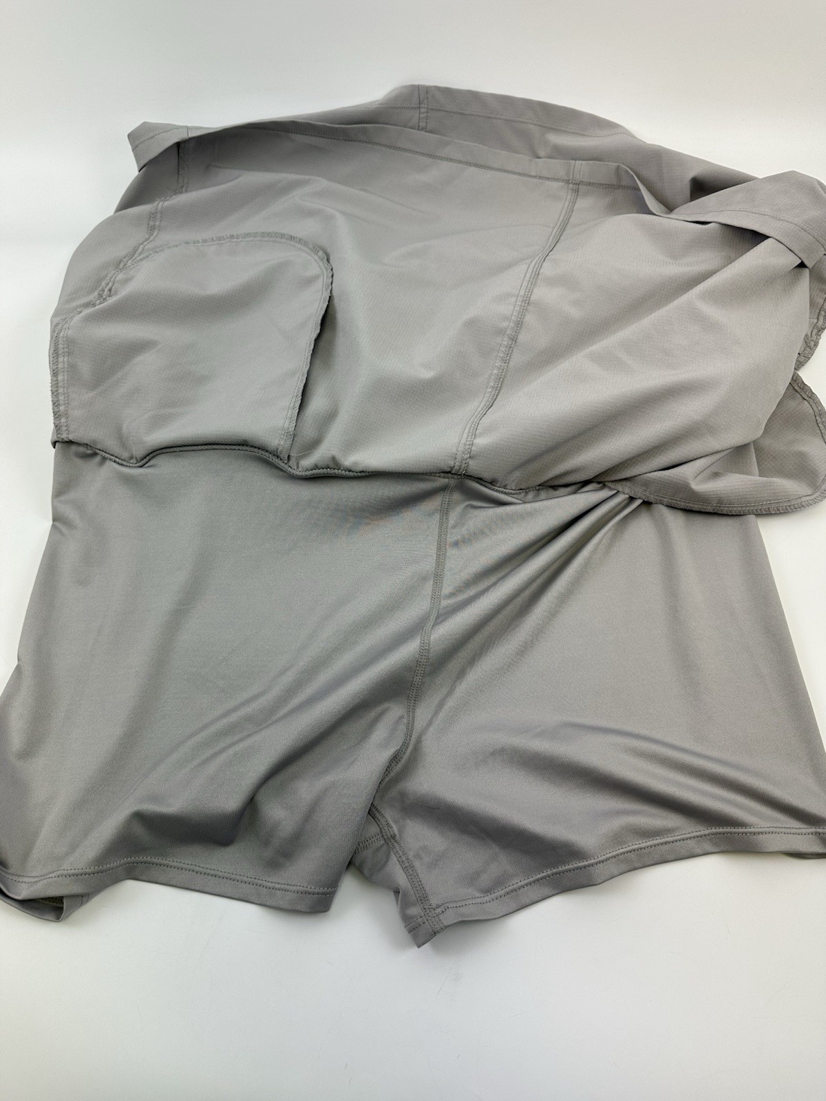 Orvis Skort Skirt Gray Active Casual Sporty Travel Comfort Pockets Easy Women XL