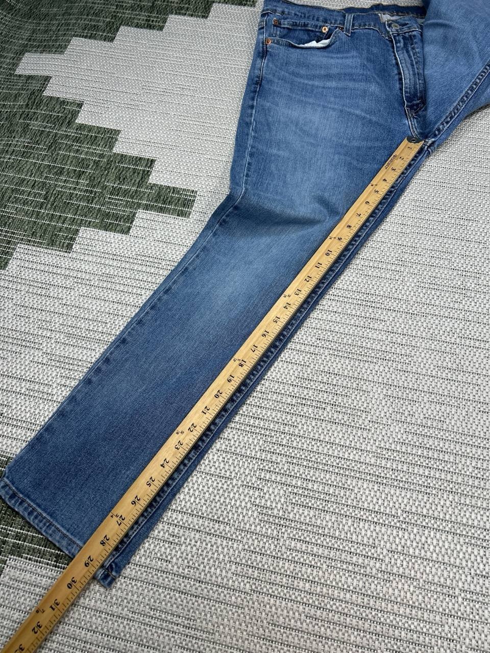 Levis 511 Slim Fit Skinny Leg Jeans Mens 38 Blue Denim Cotton Medium Wash 34×29