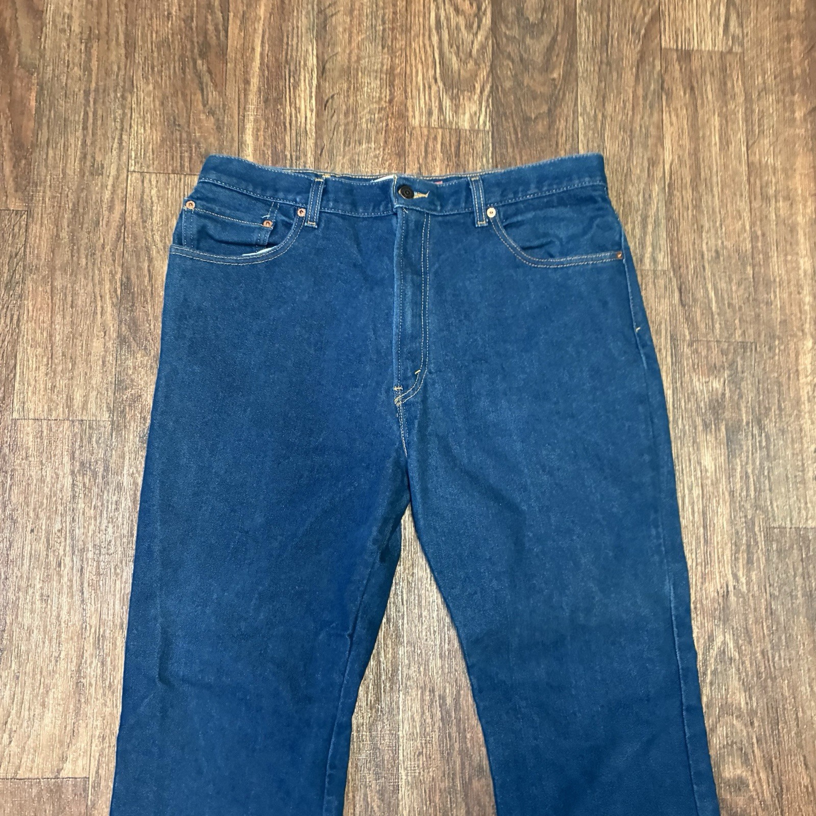 Levis 517 Jeans Mens 36×33 Blue Denim Bootcut Straight Leg Cowboy Rodeo
