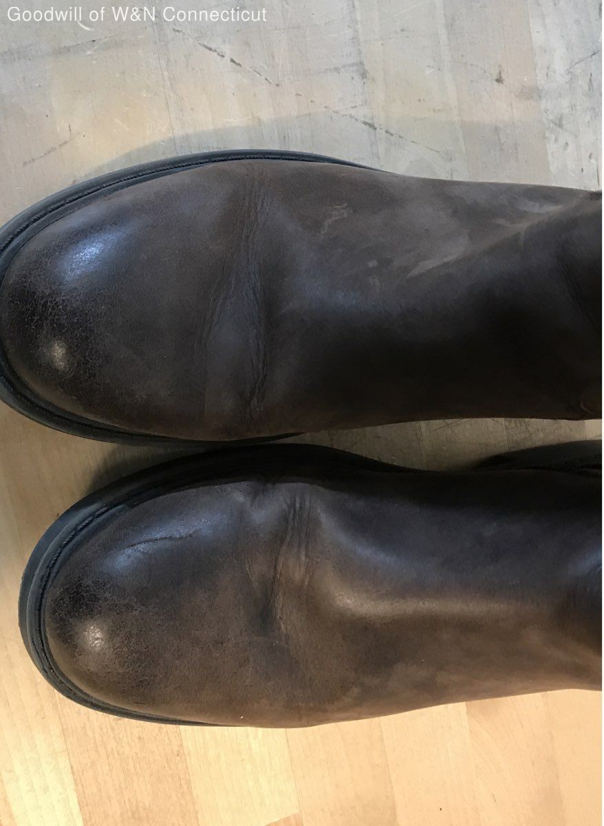 Clarks Orinoco 2 Hi Dark Brown Leather Knee High Riding Boots Women’s Size 7.5